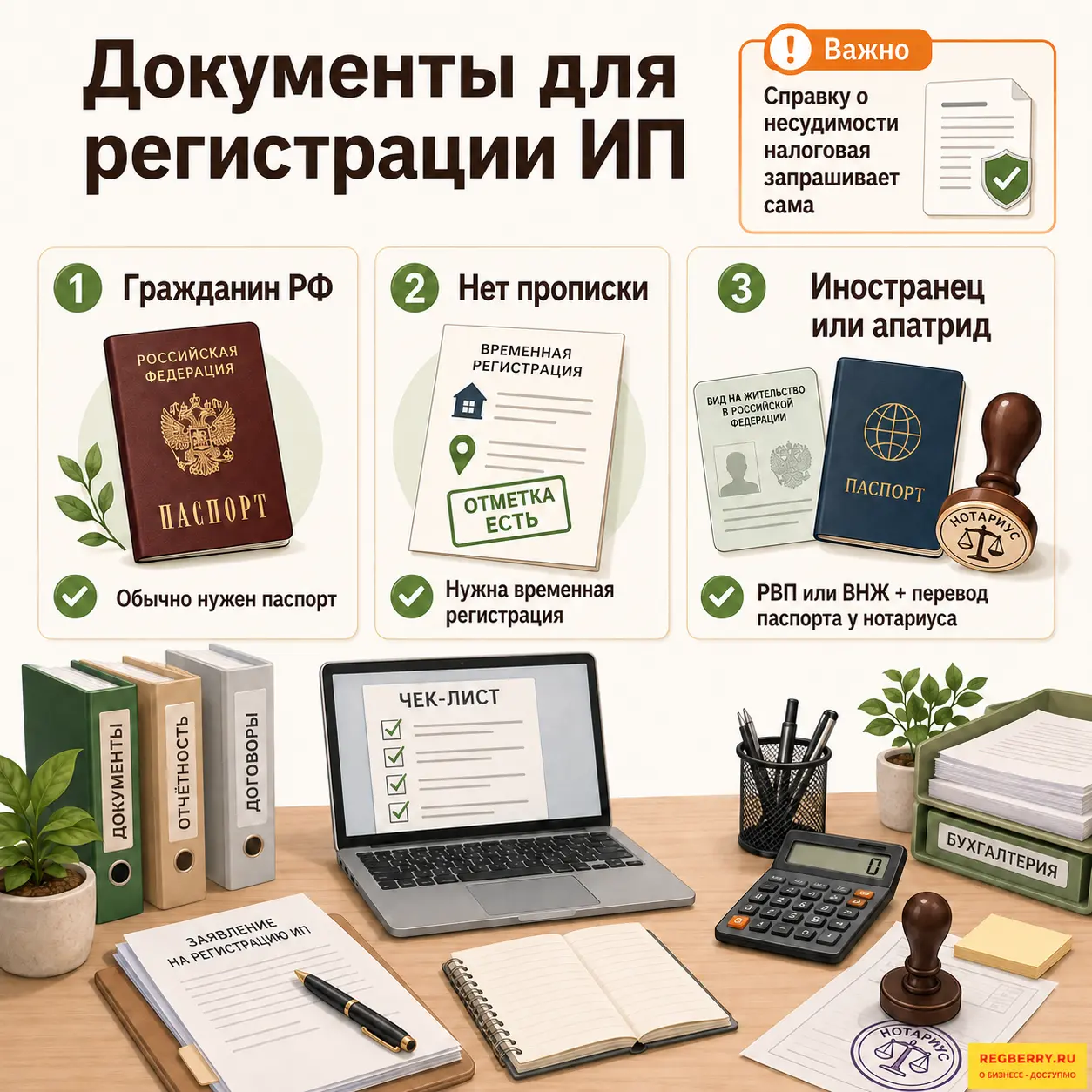 Как открыть ИП в 2026 году: пошаговая инструкция dokumenty_dlya_registracii_ip